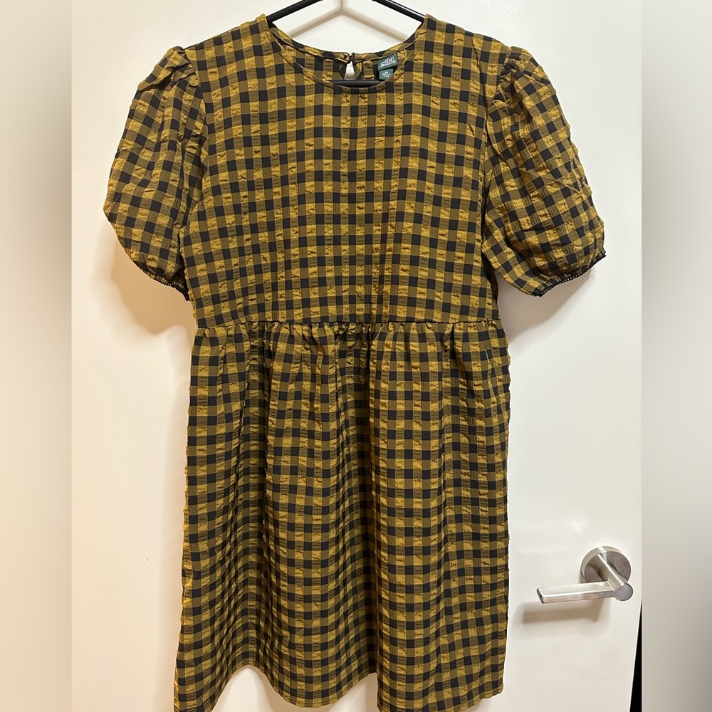 Fall gingham dress!
